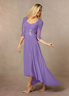Azazie Anne Mother of the Bride Dresses Tahiti Sheath Sweetheart Sequins Lace Dress image7