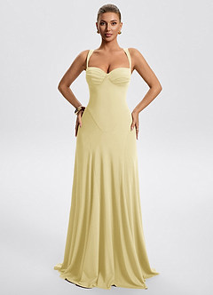 Vestido Sorbete De Limón Largo Zephira image3