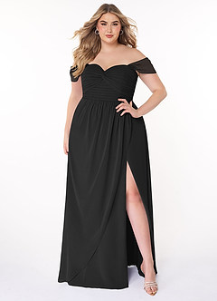 Azazie Millie Final Sale Agave A-Line Sweetheart Neckline Chiffon Convertible Dress image8
