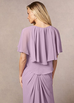 front Azazie Amiable Chiffon Wrap