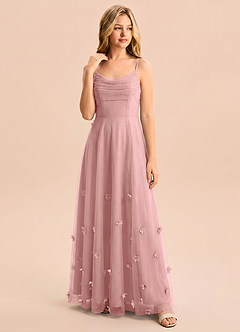 front Azazie Gia Junior Formal Dress