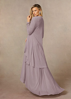 Azazie Anne Mother of the Bride Dresses Dusk Sheath Sweetheart Sequins Lace Dress image2