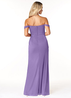 Azazie Tessa Bridesmaid Dresses Tahiti Sheath Sweetheart Off-The-Shoulder Mesh Convertible Dress image6