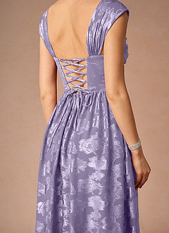 Hazel Lilac Pleated Maxi Dress image9