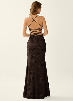 Kailani Coco 3D Flowers Corset Mermaid Lace Up Back Prom Dress image2