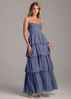 Azazie Alanna Bridesmaid Dresses Stormy A-Line Sweetheart Neckline Chiffon Dress image1