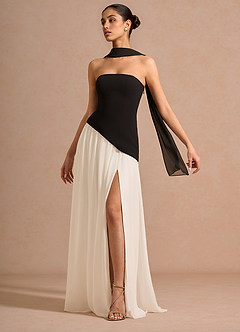 Maxi jurk Galatea Zwart image5