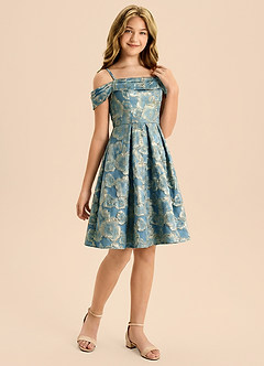 front Azazie Bonnie Junior Formal Dress