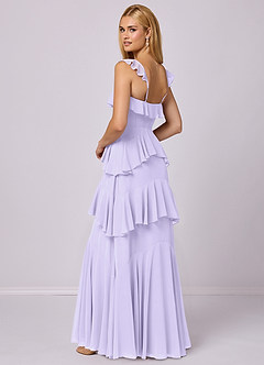 Barbie ♥ Azazie Bridesmaid Dresses A-Line Sweetheart Neckline Chiffon Floor-Length Dress image2