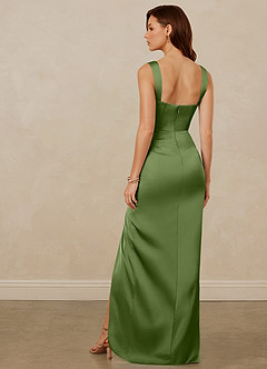 Christian Siriano Bridal for Azazie 1017 Bridesmaid Dresses Juniper Sheath Sweetheart Neckline Stretch Satin Dress image5