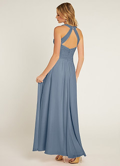 Azazie Claudia Final Sale Twilight A-Line Sweetheart Neckline Chiffon Dress image4
