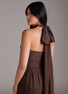 Azazie Lamara Rochii de domnișoară de onoare Salopetă De pe umăr De pe umăr Şifon image11