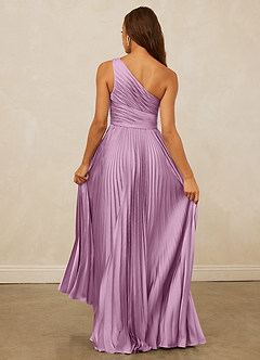 Christian Siriano Bridal for Azazie 1008 Bridesmaid Dresses Wisteria A-Line One Shoulder Stretch Satin Dress image7
