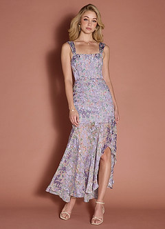 Madison Lilac Multi Maxi Dress image3