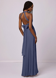 Barbie ♥ Azazie Bridesmaid Dresses Stormy A-Line Pleated Chiffon Dress image6