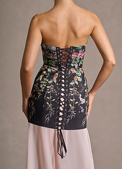 Maxi jurk Undra Zwart Multi En Roze image6