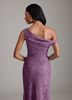 Azazie Emerson Bridesmaid Dresses Wisteria Mermaid Off the Shoulder Floral Burnout Dress image7