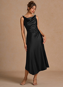 Vestido Negro Midi Nerine image4