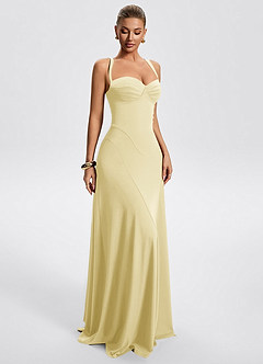 Vestido Sorbete De Limón Largo Zephira image4