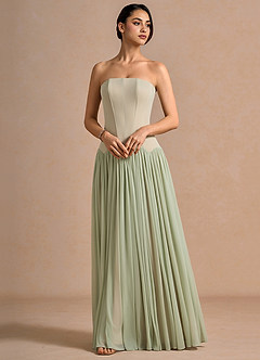 Eirisse Light Green Maxi Dress image4