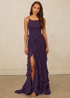 Christian Siriano Bridal for Azazie 1006 Bridesmaid Dresses Ruffle Chiffon Mermaid Dress image3