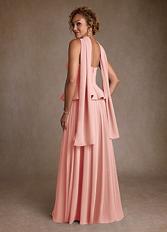 Azazie Josabeth Schlussverkauf A-Linie Plissee Chiffon Kleid Smaragd image6