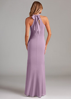 Azazie Doretta Brautjungfernkleider Meerjungfrau-Linie Plissee Chiffon Kleid Blauregen image2