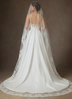 front Spets Mantilla Isabella Cathedral Veil
