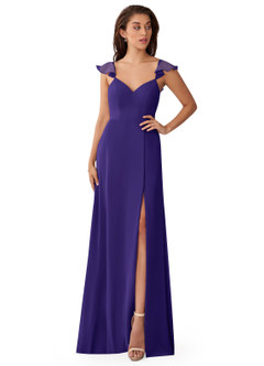blue violet bridesmaid dresses
