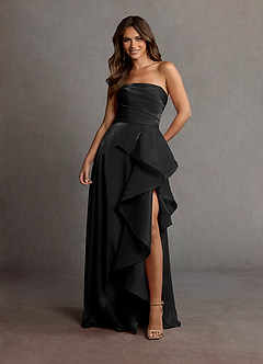 Manon Black Handkerchief Gown image3