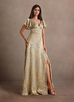 Vicky Champagne Maxi Dress image4
