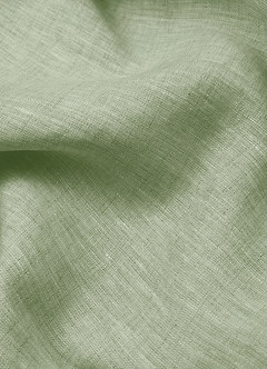 front Elliot Dusty Sage 100% Linen Dress Shirt