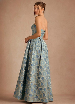 Florentine 블루 호수 맥시 드레스 image4