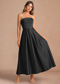 Iseabail Black Maxi Dress image1