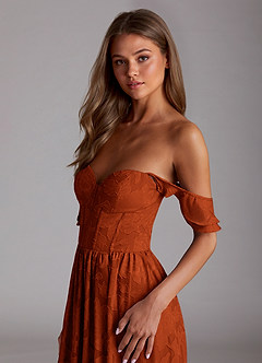 Sorina Paprika A Line Prom Dress image5