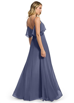 Azazie Jean Bridesmaid Dresses Stormy A-Line Chiffon Convertible Dress image2