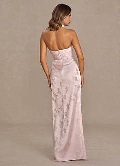 Vestido Rosa Suave Largo Rosalind image4