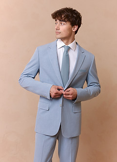 front Matte Satin Skinny Tie and Pocket Square Set