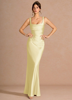 Hadiya Butter Yellow Maxi Dress image5