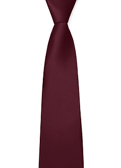 front Matte Satin Wide Tie