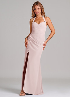 Azazie Emeria Suknie dla druhen Syrena Dekolt w kształcie serca Szyfon Do ziemi Sukienka image1