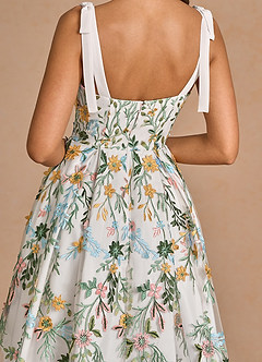 Aurelie Hvid Midikjole image7