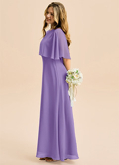 Azazie Maris Junior Abito A-Line in Chiffon Tahiti image3