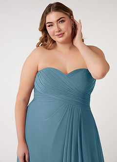 Azazie Arabella Allure Bridesmaid Dresses Bermuda A-Line Sweetheart Neckline Chiffon Convertible Dress image18