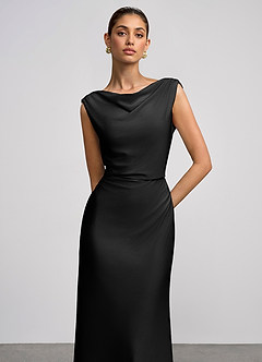 Althea Black Maxi Dress image6