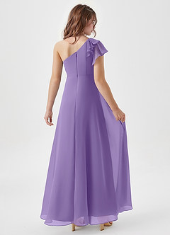 Azazie Arabella Junior Tahiti A-Line Ruched Chiffon Dress image2