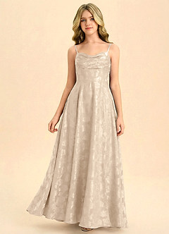 front Azazie Bear Junior Formal Dress