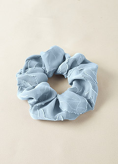 front Matching Color Bridesmaid Floral Burnout Over Size Scrunchie Set