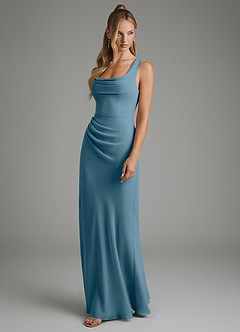 Azazie Asa Bridesmaid Dresses Bermuda Sheath Corset Chiffon Dress image5