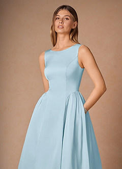 Casey Sky Blue Midi Dress image6